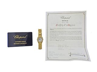 Chopard Gstaad 18k Gold Diamond Lady&#39;s Watch GD12962 5229