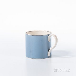 Blue Slip-decorated Pearlware Mug