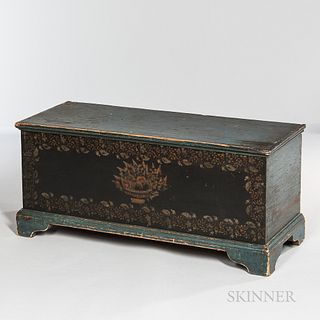 Paint-decorated Scholaire Blanket Chest