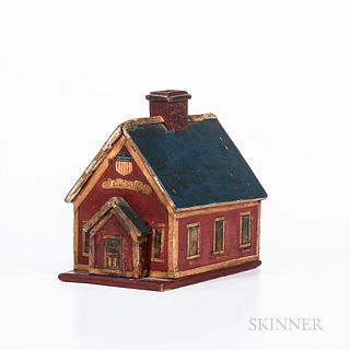 Painted Schoolhouse Box