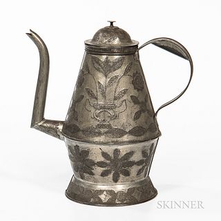 Pennsylvania Punched Tin Coffeepot