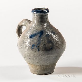 Cobalt Decorated Stoneware Jug