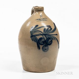 Two-gallon Cobalt-decorated Jug