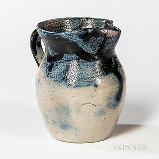 Miniature Cobalt-decorated Stoneware Jug