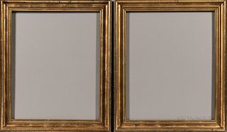 Pair of Gilt Molded Picture Frames