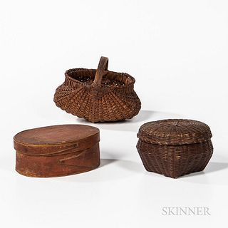 Three Small Woodenware Items