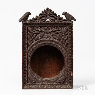 Bird-decorated Carved Case