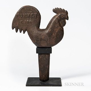 Small "Hummer" Rooster Windmill Weight