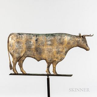 Molded Sheet Copper and Zinc Steer Weathervane