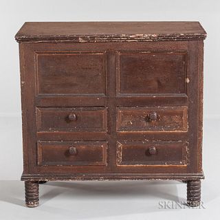 Early Joined Chest over Four Drawers