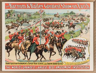 Two Lithograph Barnum & Bailey Circus Posters