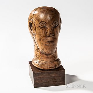 Carved Head Sculpture