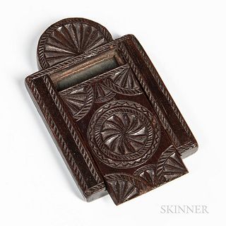 Friesian Carved Pocket Mirror