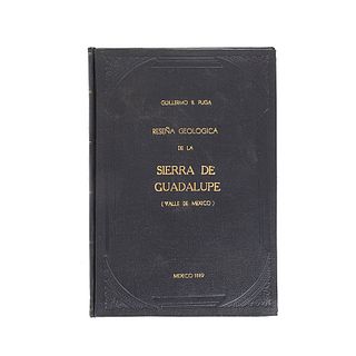 Puga, Guillermo B. Reseña Geológica de la Sierra de Guadalupe (Valle de México). México: Imprenta de Ignacio Escalante, 1889. 1 lámina.