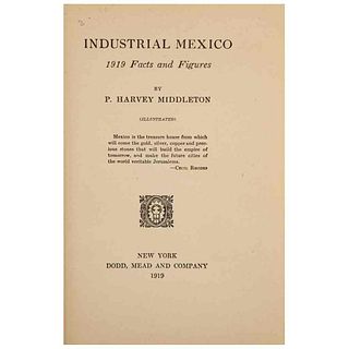 Middleton, Harvey. Industrial Mexico: 1919 Facts and Figures. New York: Dodd, Mead and Company, 1919.