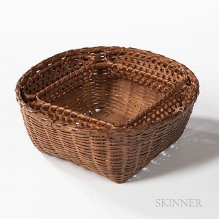 Ash Splint Sewing Basket
