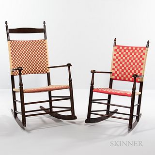 Two Shaker Production Rocking Chairs