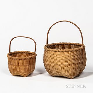 Two Martha Weatherbee Shaker-style Baskets