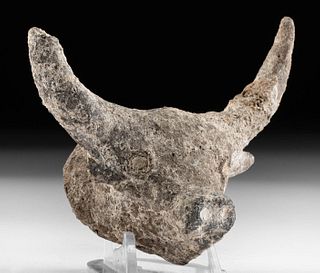 Rare Minoan Terracotta Bull Head - TL Tested
