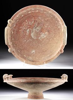 Greek Apulian / Canosan Ceramic Patera with Swan