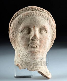 Roman Terracotta Head of a Youth