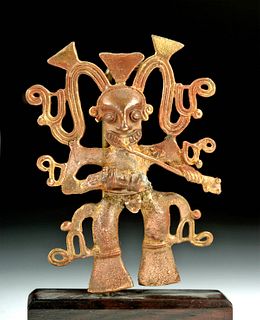 Tairona Copper Alloy Standing Figure Pendant