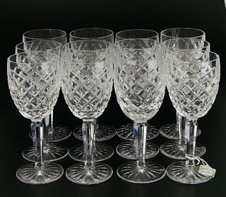 12 WATERFORD "COMERAGH" CLARET WINE GLASSES