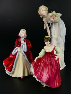 LOT OF 3 ROYAL DOULTON FIGURINES