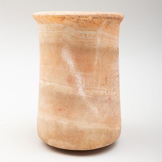 Egyptian Alabaster Vessel