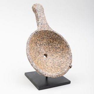 Ancient Near Eastern or Roman Stone Ladle