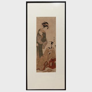 Utagawa Toyokuni (1769-1825): Actors in Dressing Room