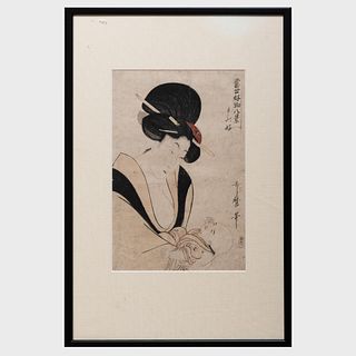 Kitagawa Utamaro (1753-1806): Mother and Child