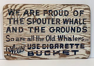 Spouter Whale Sign - Courtesy of Victor Weinblatt, American Folk Signage, Massachusetts