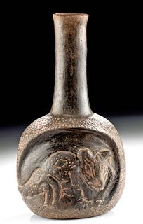Chavin-Tembladera Pottery Vase w/ Foxes