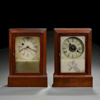 Pair of Atkins Cottage Clocks