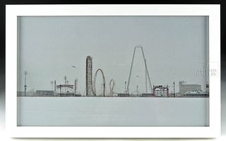 Framed Andrew White Photograph of Coney Island - 2015