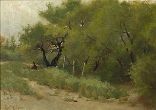 Attr. to Charles Frederick Kimball (Am. 1831 - 1903)     -  "Simonton's Cove" 1884   -   Oil on canvas