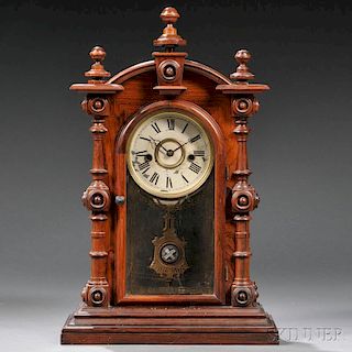 Welch "Patti V.P." Rosewood Shelf Clock