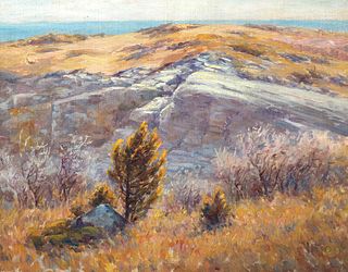 John Calvin Stevens (Am. 1855-1940)     -  Delano Park (Cape Elizabeth), 1909   -   Oil on canvas