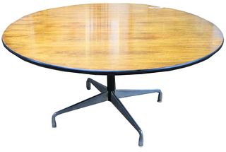 HERMAN MILLER MID CENTURY MODERN ROUND TABLE