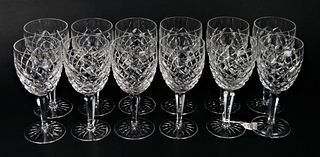 12 WATERFORD "COMERAGH" WATER GOBLET GLASSES