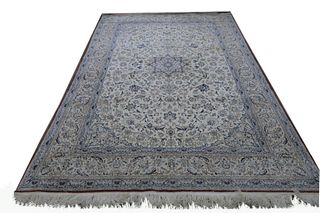 PERSIAN HAND WOVEN WOOL FLORAL RUG 12.25' X 8.6'