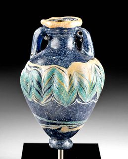Beautiful Greek Core-Formed Glass Amphoriskos