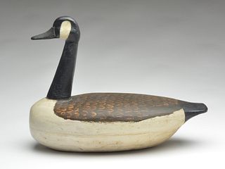 Hollow carved Canada goose, Perry Wilcoxen, Liverpool, Illinois.