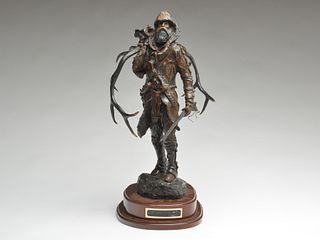 ‘The Mountain Man’ bronze by Michael Hambry.