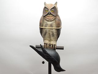 Owl, crow, and crow call, Robert Moreland, Harrisonburg, Virginia.