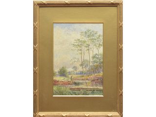Watercolor signed A.B Frost (1851-1928).
