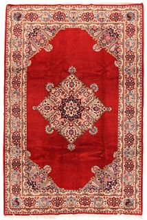 Fine Semi Antique Persian Royal Sarouk 10' 9'' x 7' 0''