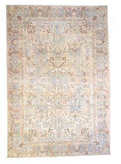 Fine Antique Persian Pastel Tabriz - 5'9'' X 8'5''