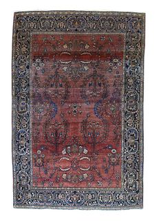Fine Antique Mohajeran Sarouk 4'4" x 6'6"